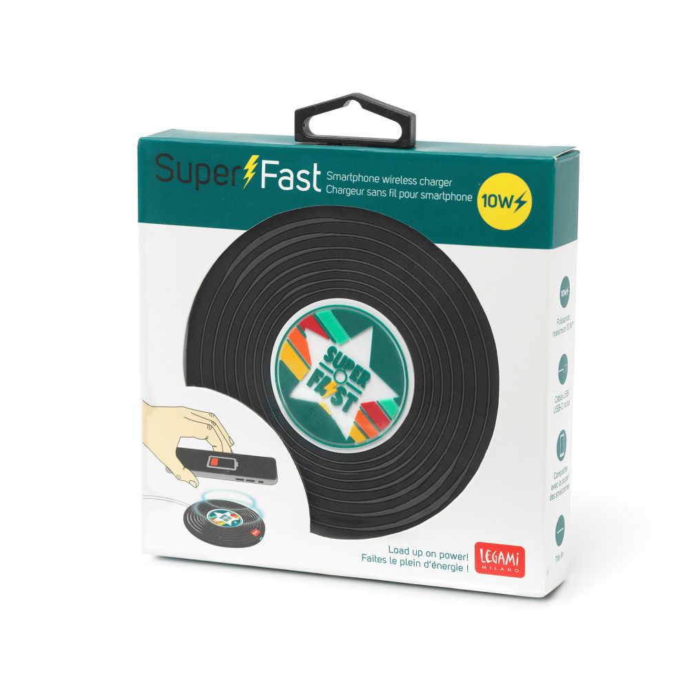 Superfast, trådlös laddare, Vinyl