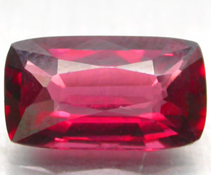Piedra preciosa granate rodolita rara de lujo grande de 2,76 ct
