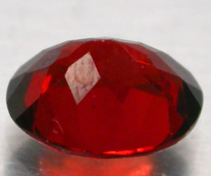 Piedra preciosa de granate piropo genuino de lujo grande de 2,34 ct - 2