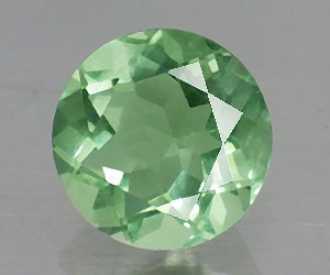 3,21 ct brillante hermosa fluorita verde natural redonda de 9,2 mm - 3