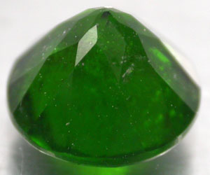 Hermosa piedra preciosa redonda de diópsido de cromo natural de 1,49 quilates de 7 mm - 2
