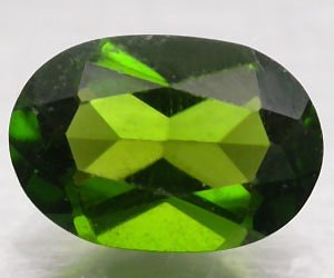 Piedra preciosa de diópsido de cromo genuina natural de alta calidad muy hermosa