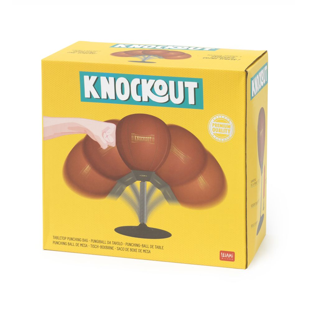 Knockout, liten box-boll med sugkopp - 2