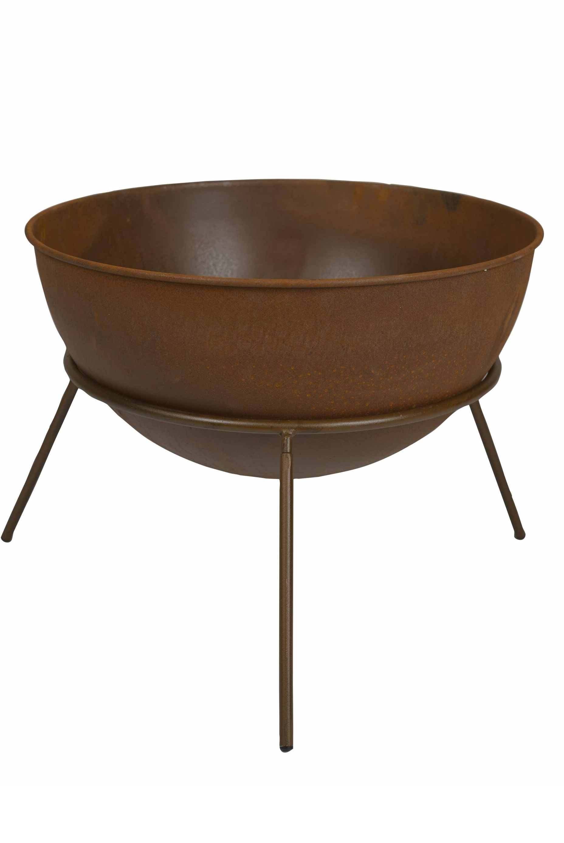 Eldfat - Eldkorg - Eldskål - Planteringsfat - Metall Rost - Ø 41 cm - 2