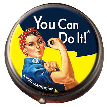 Rosie The Riveter : You can do it! Pill Box - Pillerask