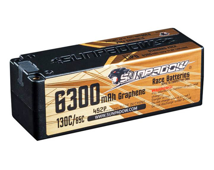 Sunpadow JA0007  Li-Po Batteri 4S 14,8V 6300mAh 130C Gold