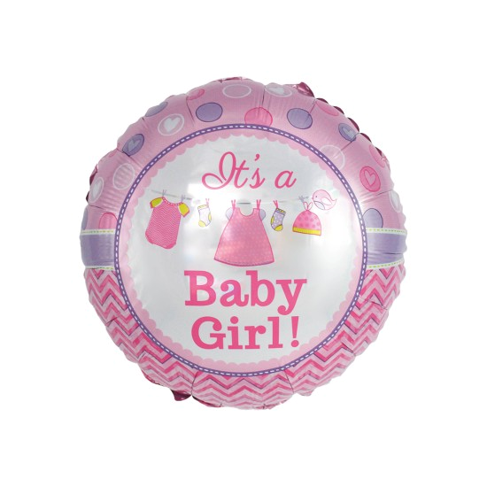 Babygirl, Babyshower Ballong - Spader