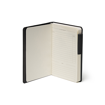 Anteckningsbok, My Notebook, Small, Rutad, Black (MYNOT0011)