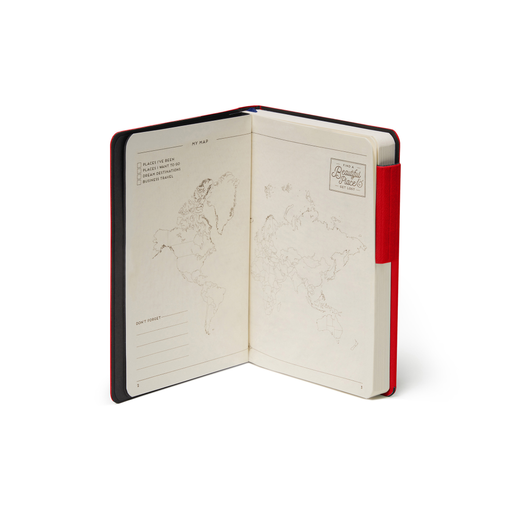 Anteckningsbok, My Notebook, Small, Rutad, Red (MYNOT0012) - 3