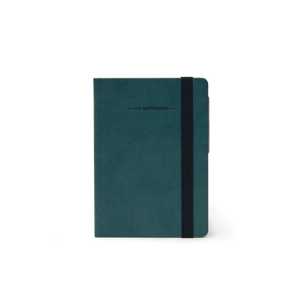 Notesbog, My Notebook, Small, Ternet, Petrol blue (MYNOT0014)