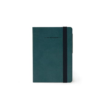 Anteckningsbok, My Notebook, Small, Rutad, Petrol blue (MYNOT0014)