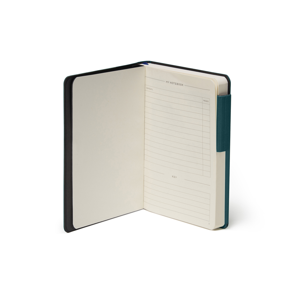 Notesbog, My Notebook, Small, Ternet, Petrol blue (MYNOT0014) - 2
