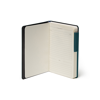 Anteckningsbok, My Notebook, Small, Rutad, Petrol blue (MYNOT0014)