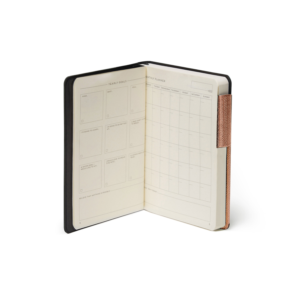 Anteckningsbok, My Notebook, Small, Rutad, Rose Gold (MYNOT0148) - 4