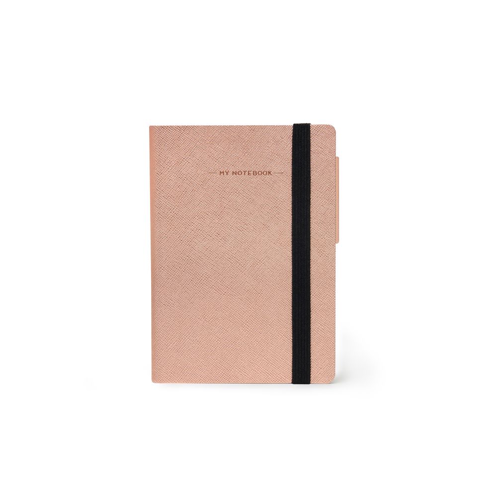 Anteckningsbok, My Notebook, Small, Rutad, Rose Gold (MYNOT0148)