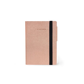Anteckningsbok, My Notebook, Small, Rutad, Rose Gold (MYNOT0148)