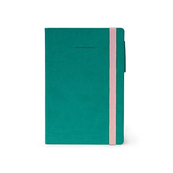 Anteckningsbok, My Notebook, Medium, Rutad, Turquoise (MYNOT0045)