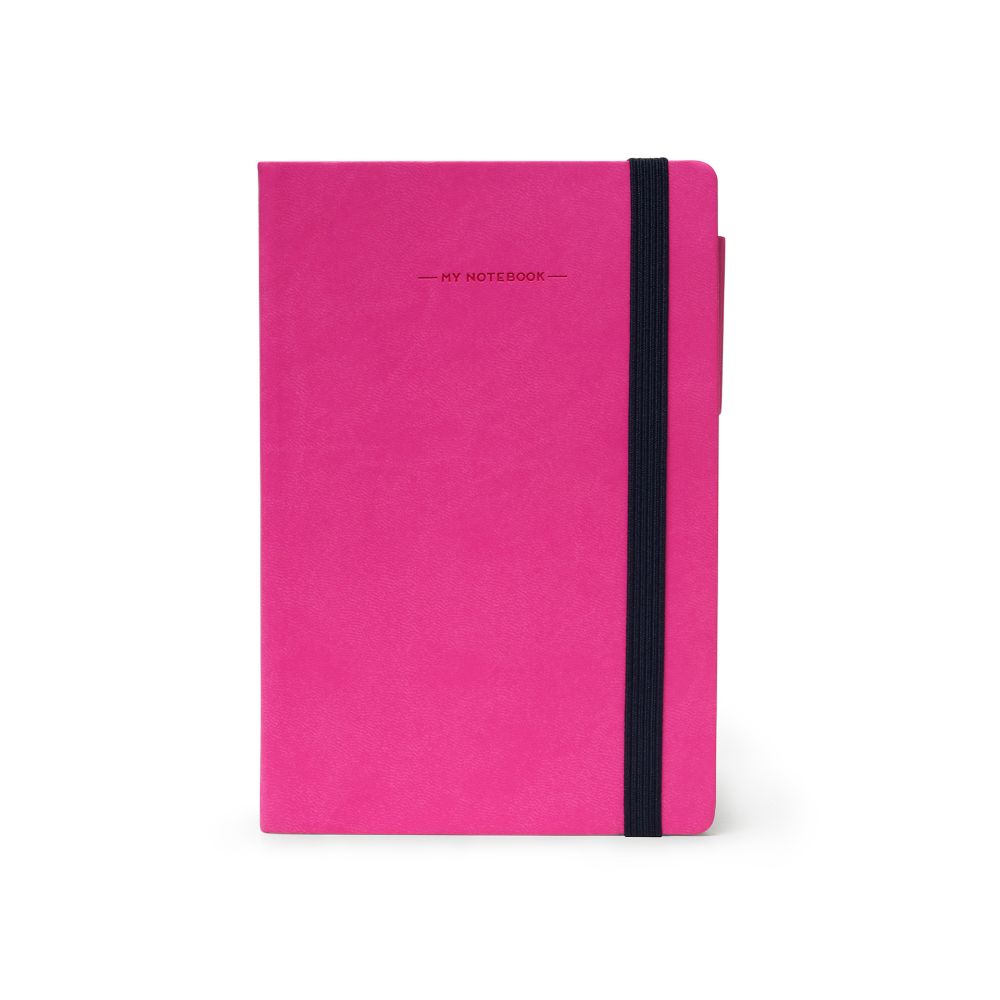 Anteckningsbok, My Notebook, Medium, Rutad, Magenta (MYNOT0046)