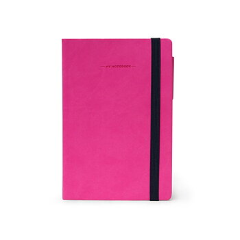 Anteckningsbok, My Notebook, Medium, Rutad, Magenta (MYNOT0046)