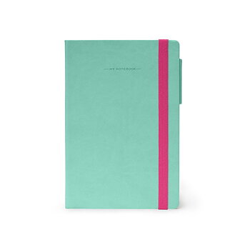 Anteckningsbok, My Notebook, Medium, Rutad, Aqua (MYNOT0049)