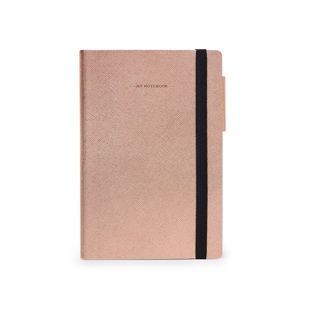 Anteckningsbok, My Notebook, Medium, Blank, Rose Gold (MYNOT0152)
