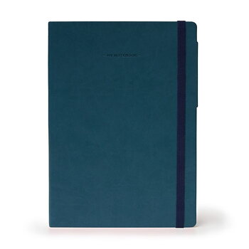 Anteckningsbok, My Notebook, Large, Blank, Petrol blue (MYNOT0084)