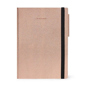 Anteckningsbok, My Notebook, Large, Blank, Rose Gold (MYNOT0155)
