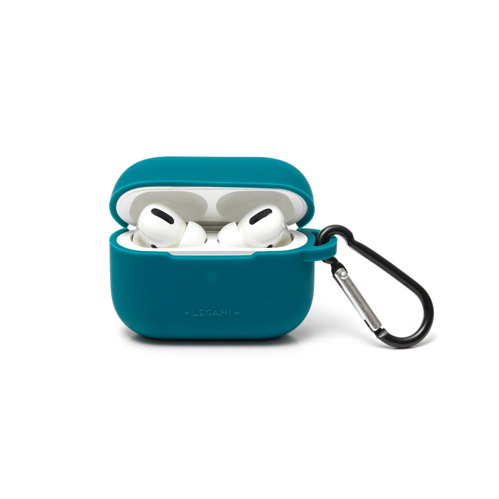 Fodral och sladd till Airpods pro, Petrol Blue - 4