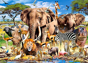 Savanna Animals, 260-bitarspussel (B-27545)