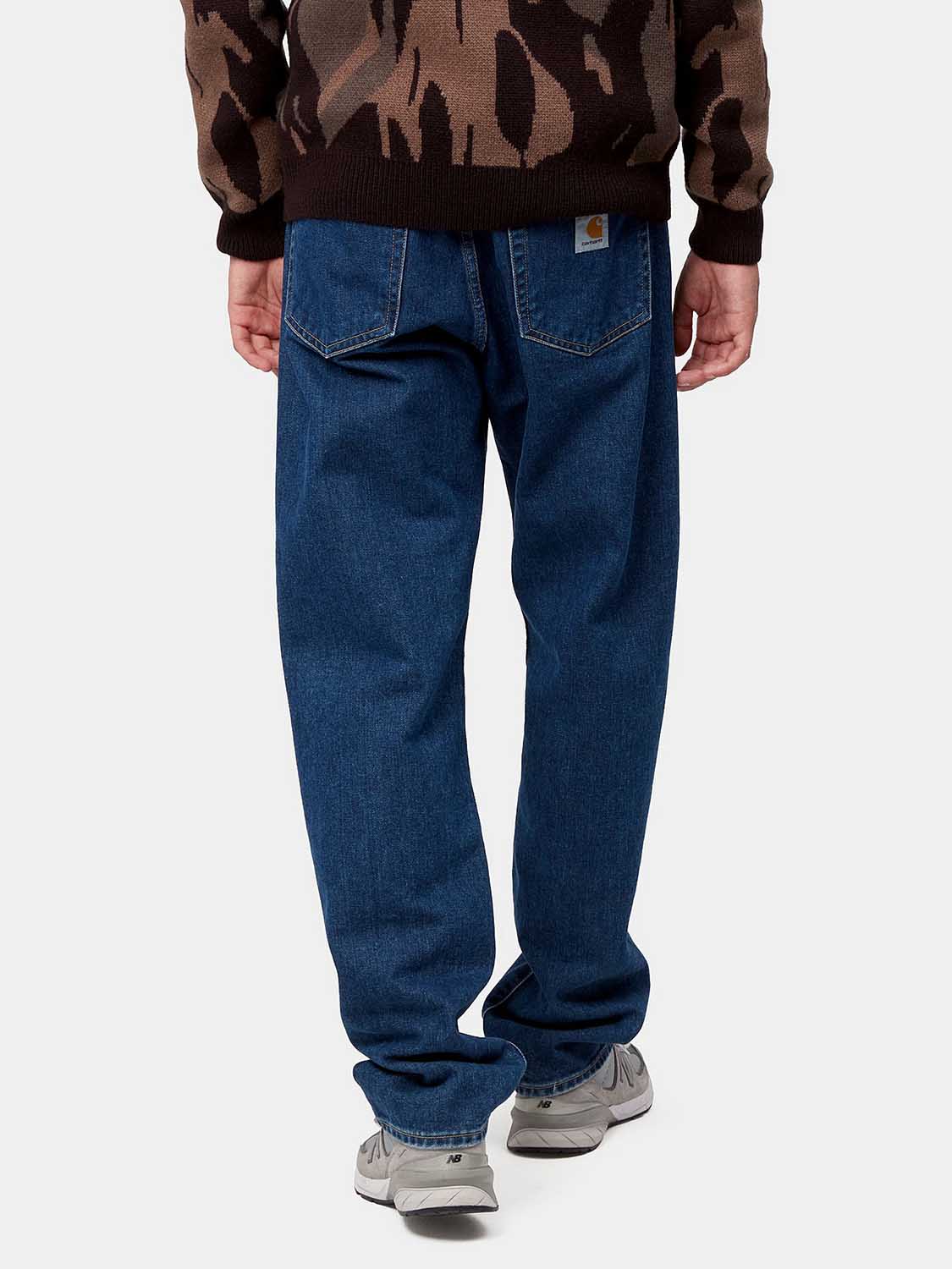 Carhartt WIP Pontiac Pant Organic Blue Stone Washed Appertiff