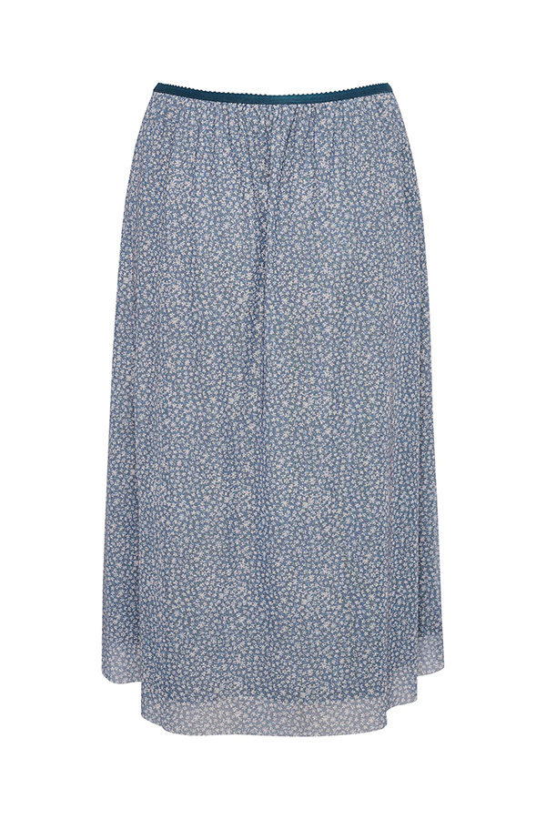 Kaffe - Mesha Skirt Midnight Navy Petit Fleur - 5