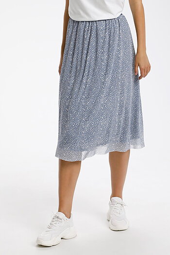 Kaffe - Mesha Skirt Midnight Navy Petit Fleur