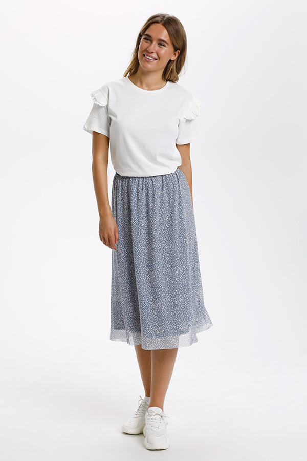 Kaffe - Mesha Skirt Midnight Navy Petit Fleur - 2