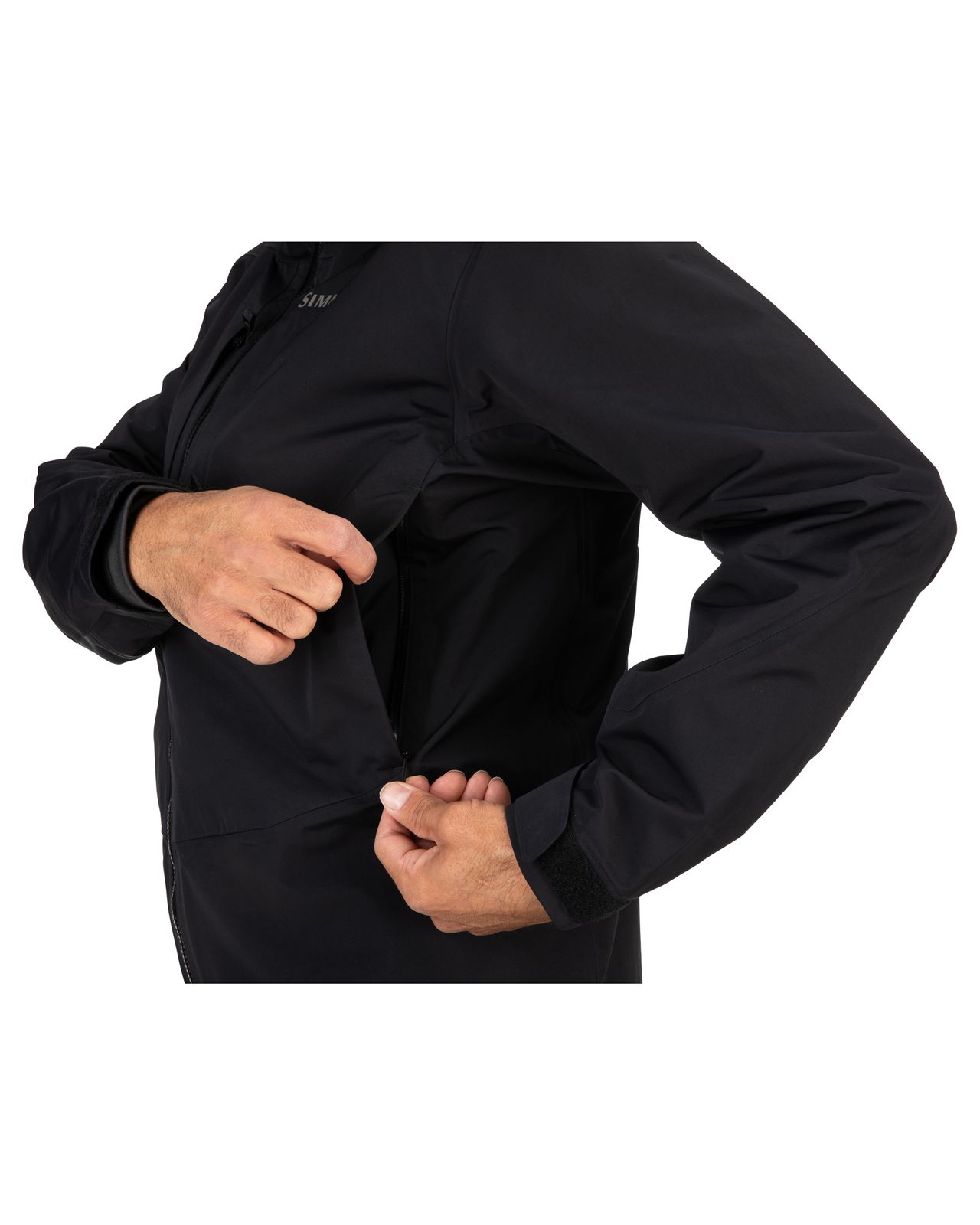 Simms Freestone Jacket Black  - 4