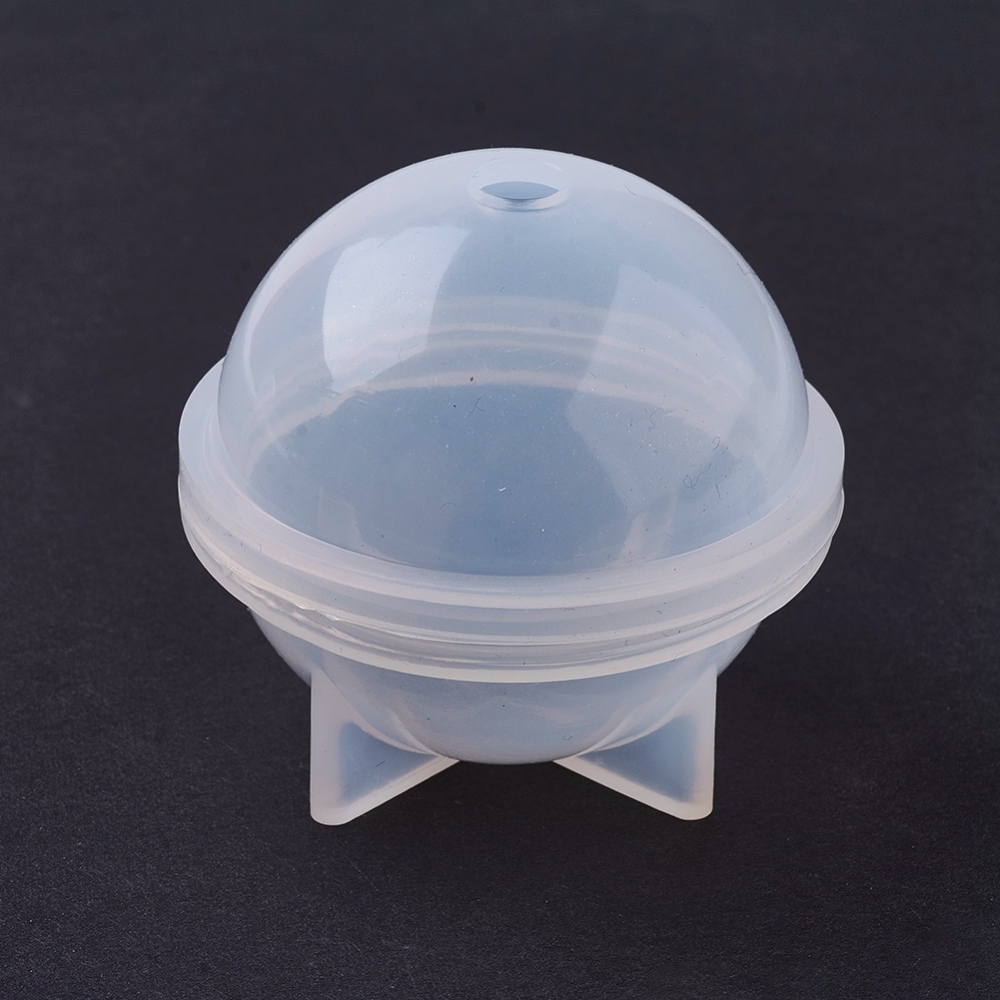 Gjutform  i silikon -  Delbart klot/Sphere ca 50mm