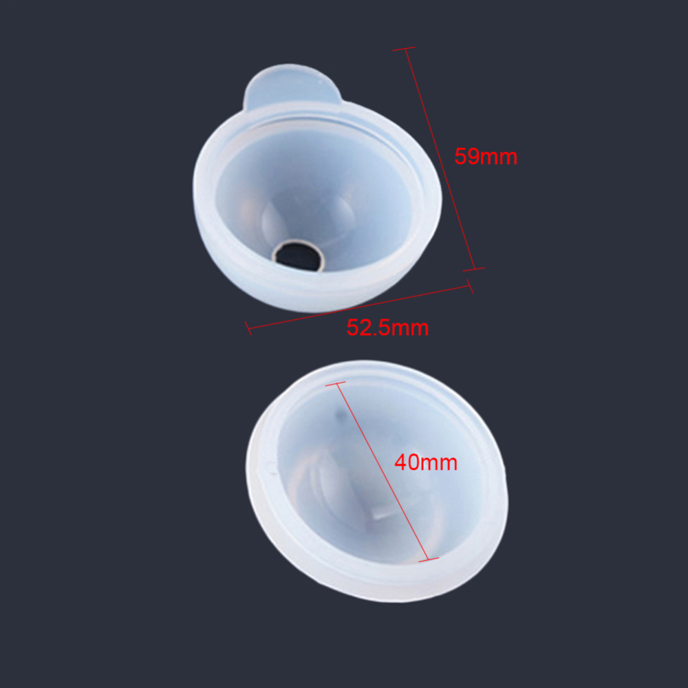 Silicone Resin Mold , round Sphere 40mm - 2