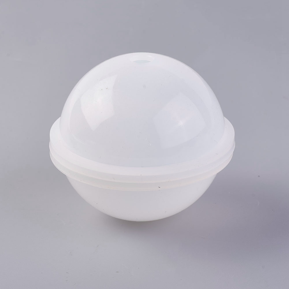 Gjutform  i silikon -  Delbart klot/Sphere ca 70mm