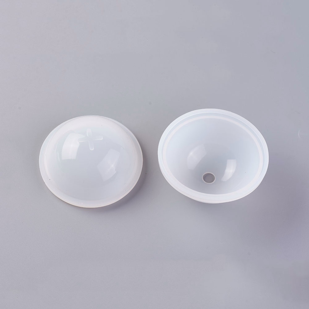 Gjutform  i silikon -  Delbart klot/Sphere ca 70mm - 2