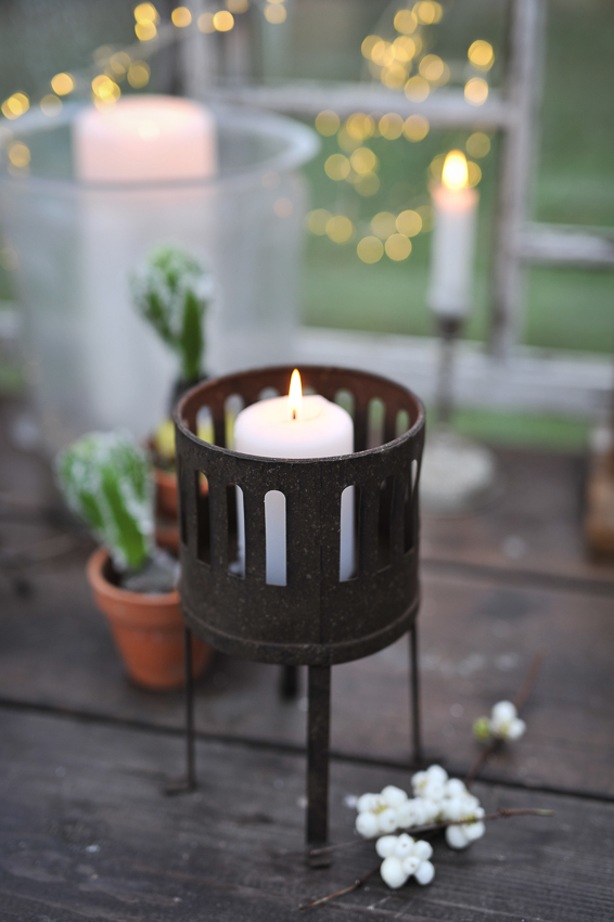 Marshall holder - Candlestick - Lantern - Rust - 2