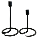 Ljusstake rund fot 17 cm