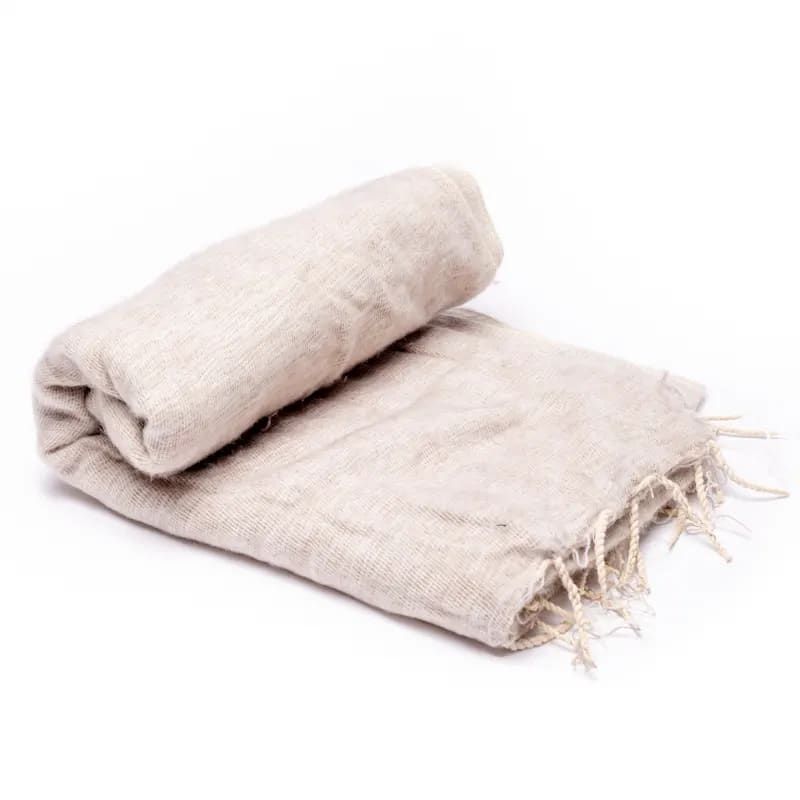 Meditation Shawl Xl Beige 115X245