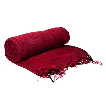 Meditation Pashmina Bordeaux 200X80