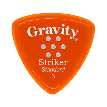Gravity Picks GSRS3PM Striker Standard Polished Multi-Hole 3mm 