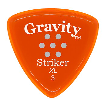 Gravity Picks GSRX3PM Striker XL Polished Multi-Hole 3mm 