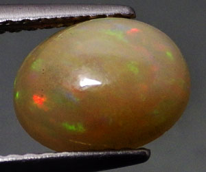 Piedra preciosa de ópalo natural genuina muy lujosa de 1,12 ct