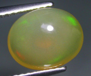 Piedra preciosa de ópalo natural genuina única de lujo grande de 1,85 ct