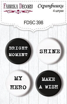 Flair Buttons  Mystical Space  4 st 25 mm