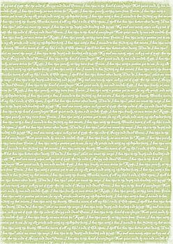 Reprint A4  RBC12 Ljusgrön text
