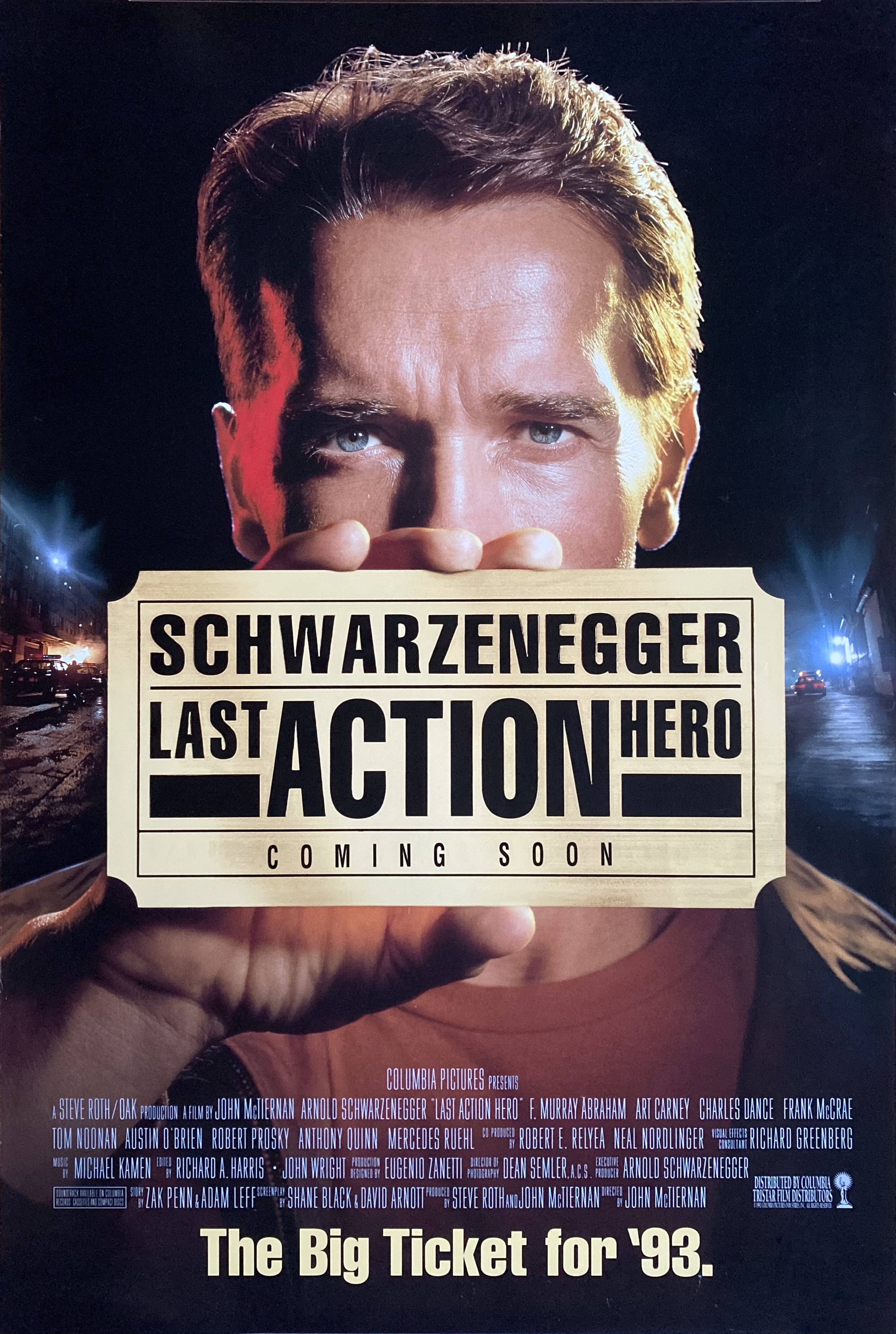 LAST ACTION HERO (1993) Advance