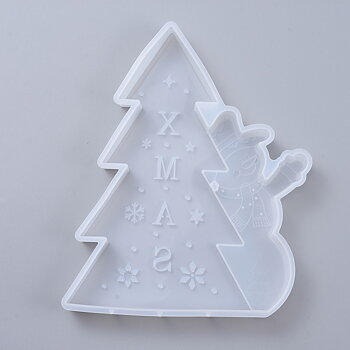 Silicone Resin Mold  Tree Snowman XMAS